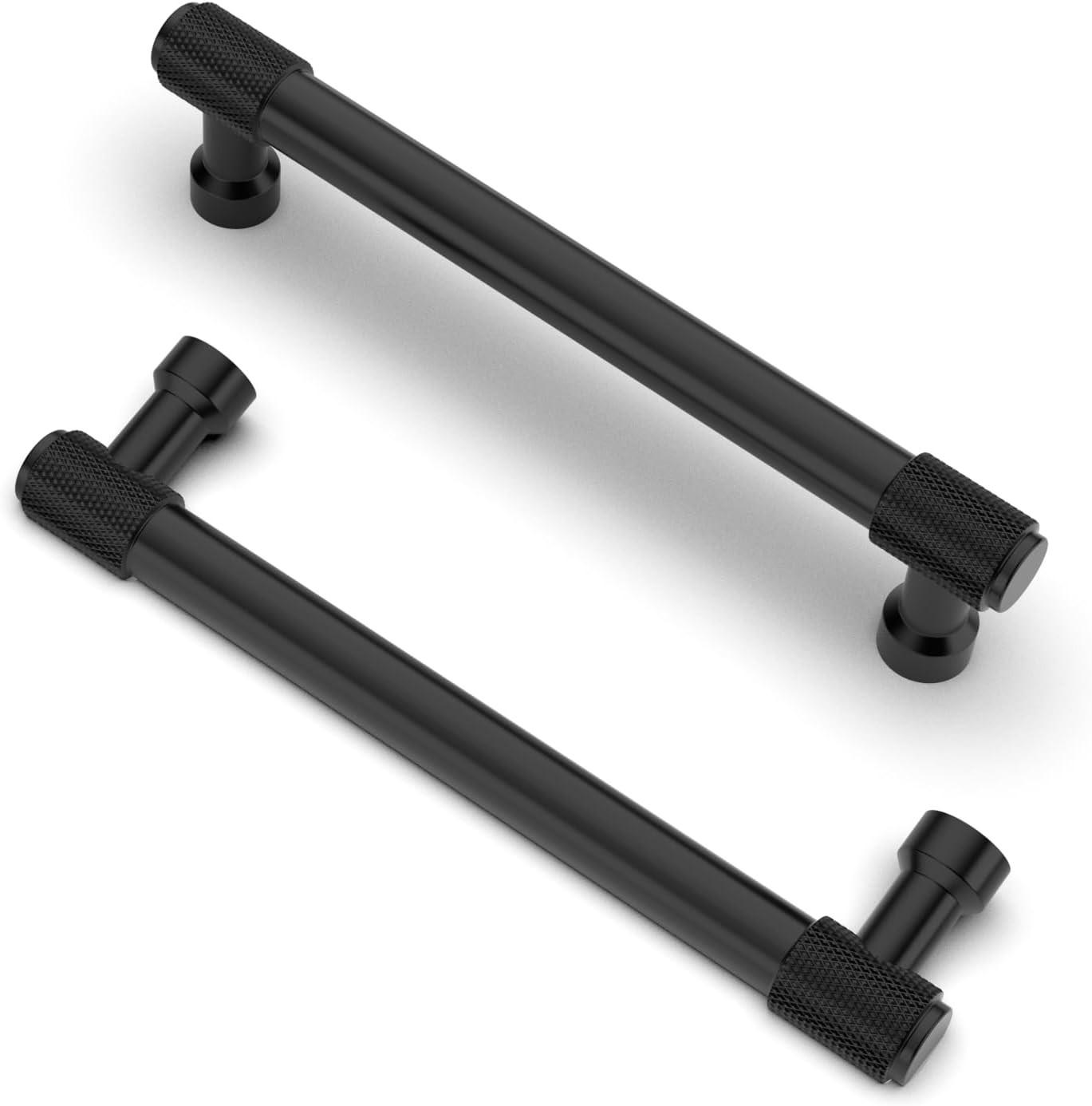 MÖBELGRIFF Schwarz Matt 10er-Set 128 mm - Schwarz, Metall (1.2/3.2/15cm)