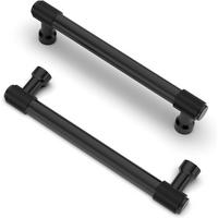 MÖBELGRIFF Schwarz Matt 10er-Set 128 mm - Schwarz, Metall (0.12/3.2/1.5cm)