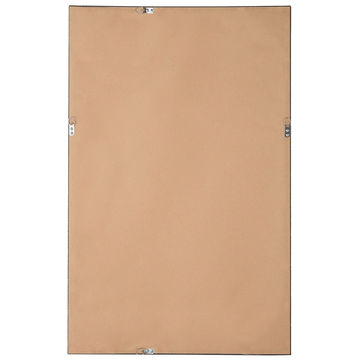 WANDSPIEGEL graurechteckig60/91cmNEVEZ Nevez - Grau, Kunststoff (60/91/2cm) - Beliani
