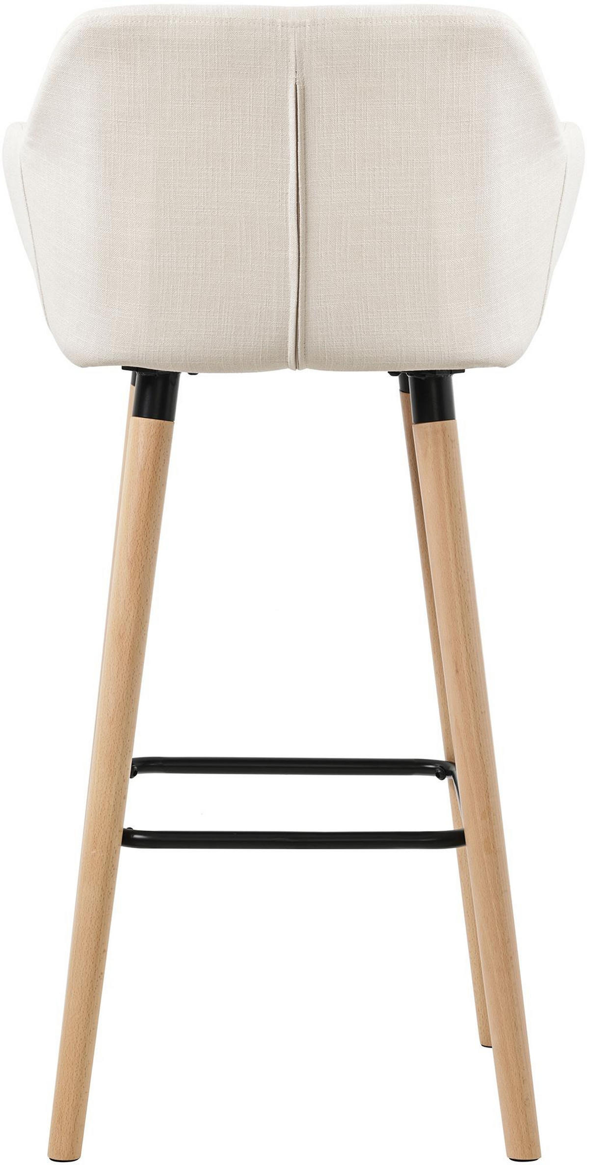 BARHOCKER Mirid Stoff Beige - Beige, Textil (51/101/50cm) - DELUKE