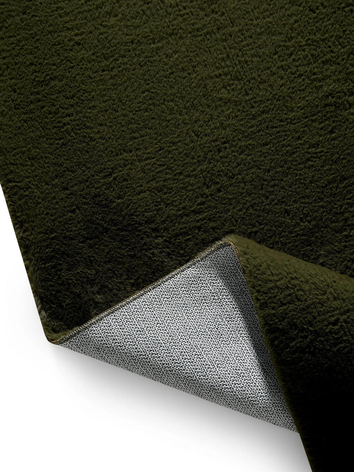 KUNSTFELLTEPPICH Furry Olivgrün 200/290 cm - Olivgrün, Kunststoff/Textil (200/290cm) - benuta