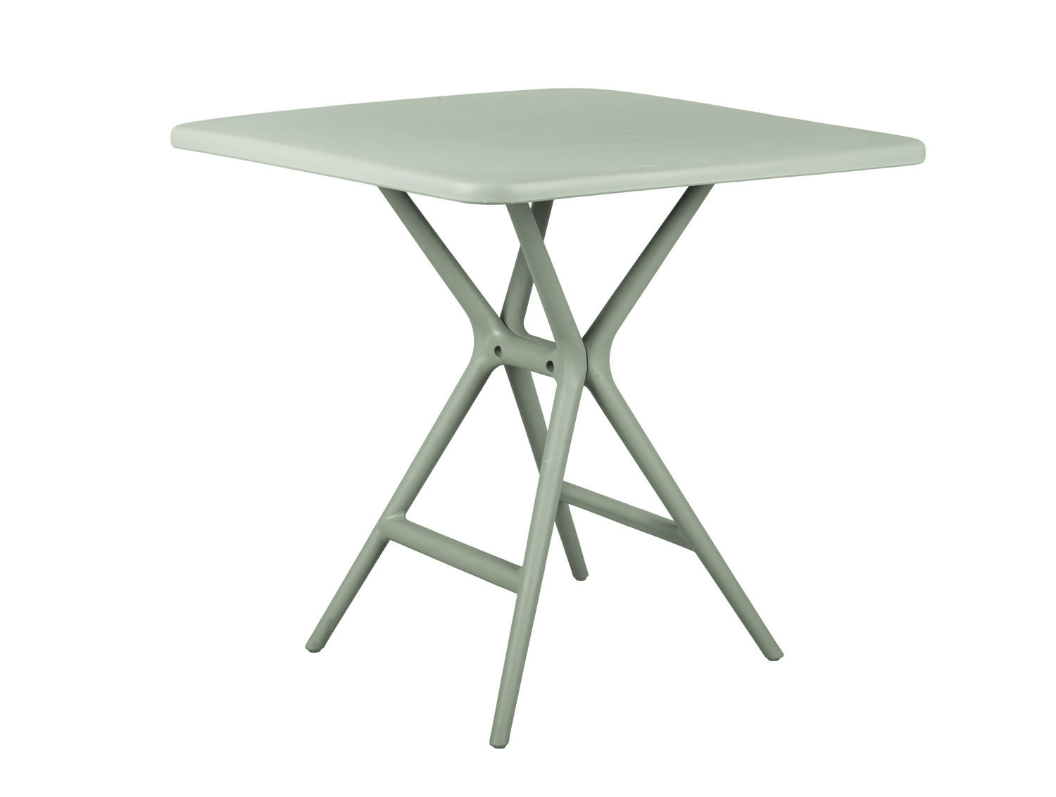 BEISTELLTISCH Mirth 70/70/73 cm - Grün, Kunststoff (70/70/73cm) - Leitmotiv