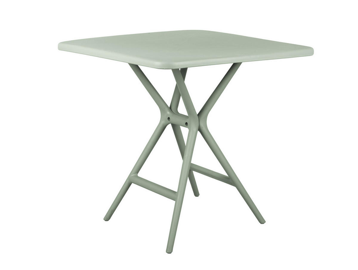 BEISTELLTISCH Mirth 70/70/73 cm - Grün, Kunststoff (70/70/73cm) - Leitmotiv