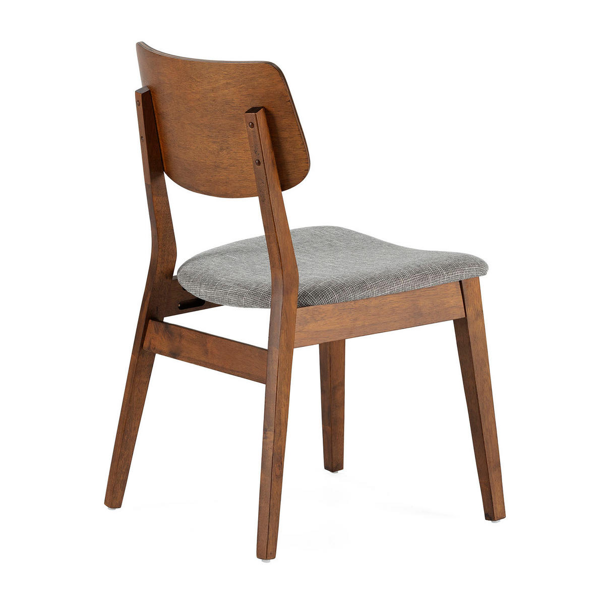 STUHL-SET 2 Susi Walnussfarbe, Massivholz - Walnussfarben, Holz (49/82/52cm) - VS Venta-stock