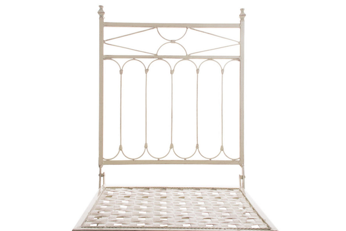 KLAPPSTUHL Asiri - 2er Set - antik-creme - Naturfarben, Metall (40/43/95cm) - TPFLiving