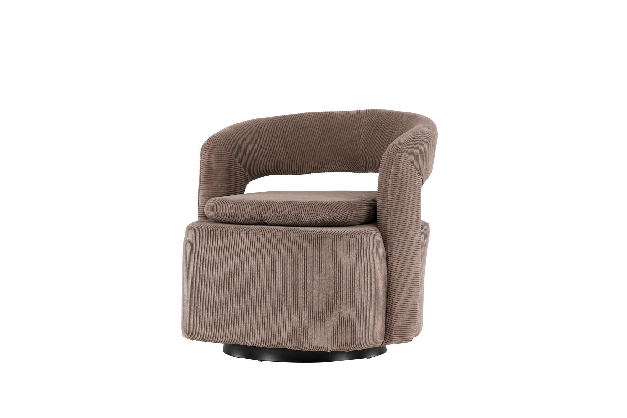 SESSEL LAUREL Braun 69x72x75 cm - Braun, Textil (69/75/72cm) - FURNLUX
