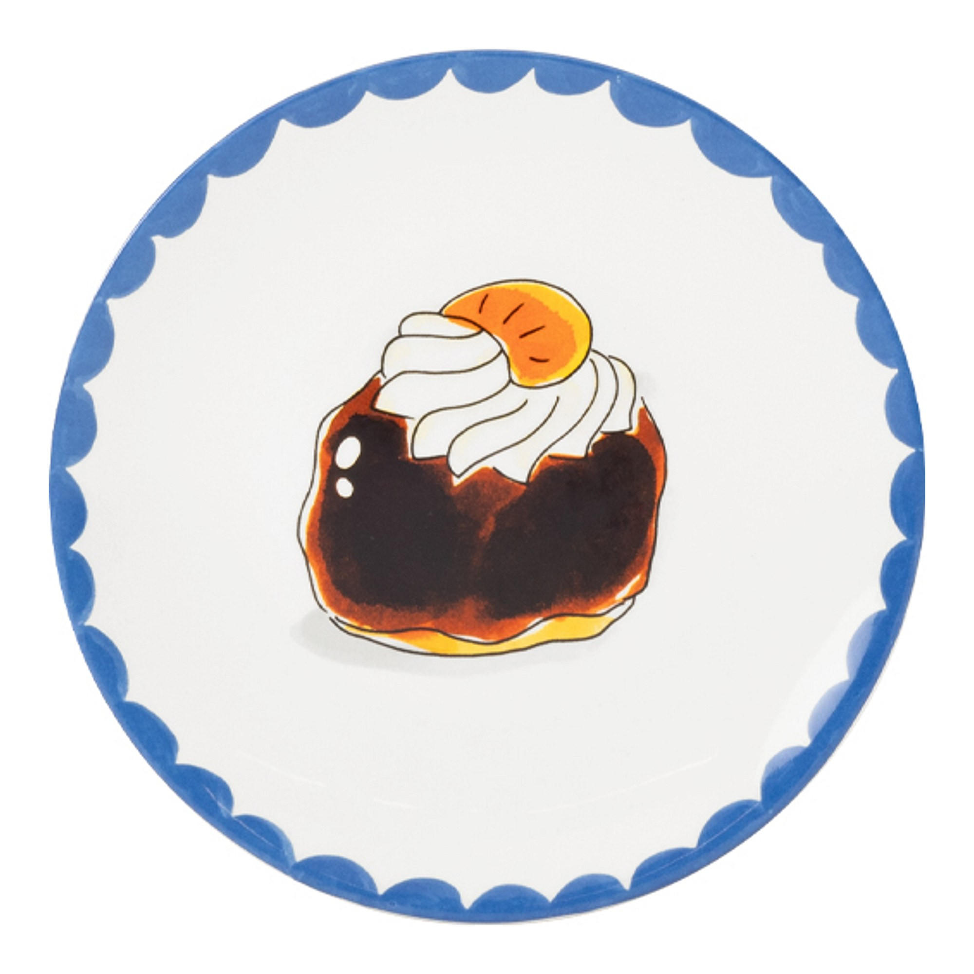 TELLER Bossche Bol in Bunt - 18cm - Multicolor, Keramik (18/18/2cm) - Blond Amsterdam