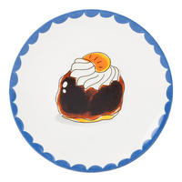 TELLER Bossche Bol in Bunt - 18cm - Multicolor, Keramik (18/18/2cm) - Blond Amsterdam