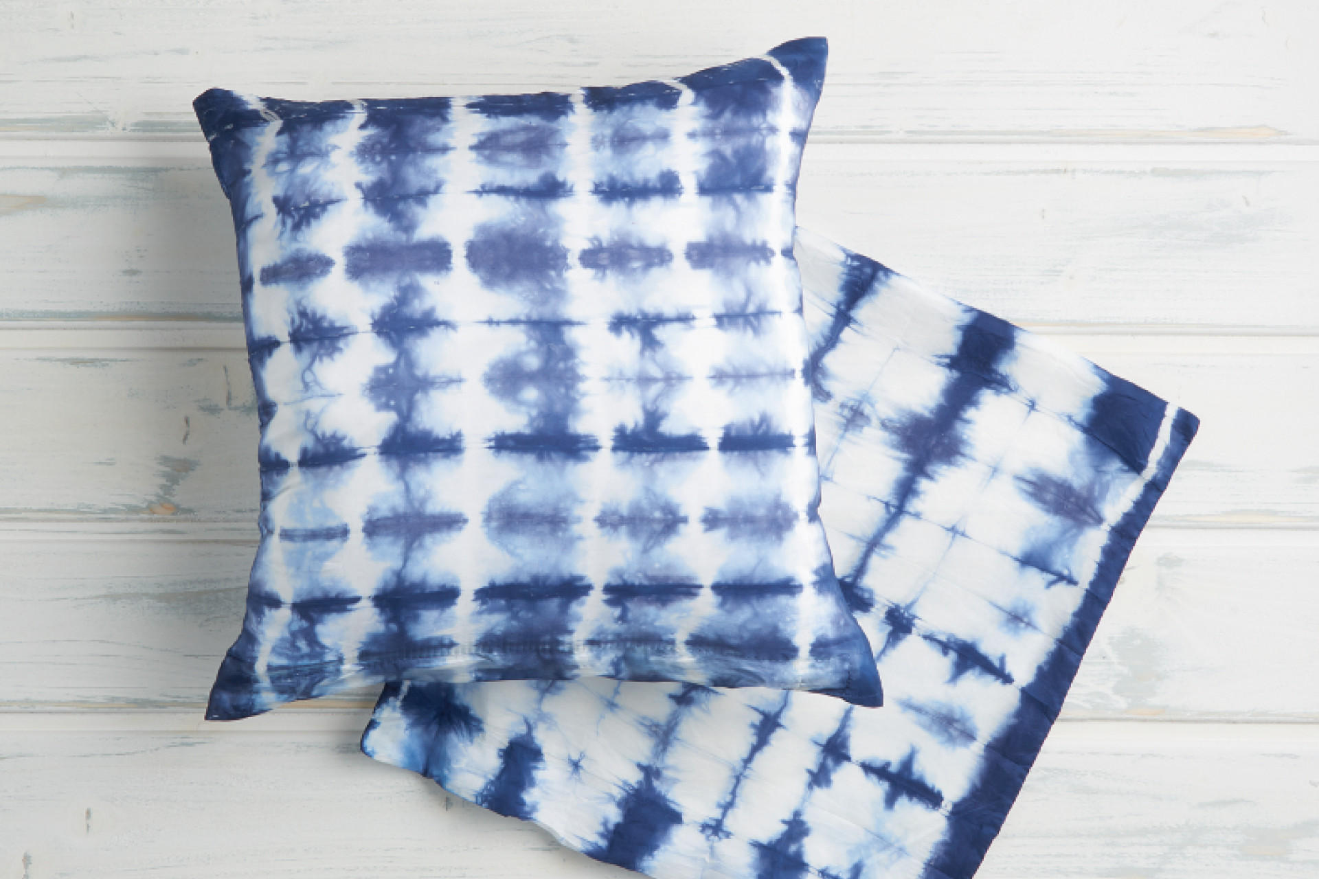 Shibori Batik Kissen fertig