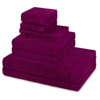 FROTTIERSET Bliss 8-teilig - Lila, Textil (50/100cm) - MÖVE