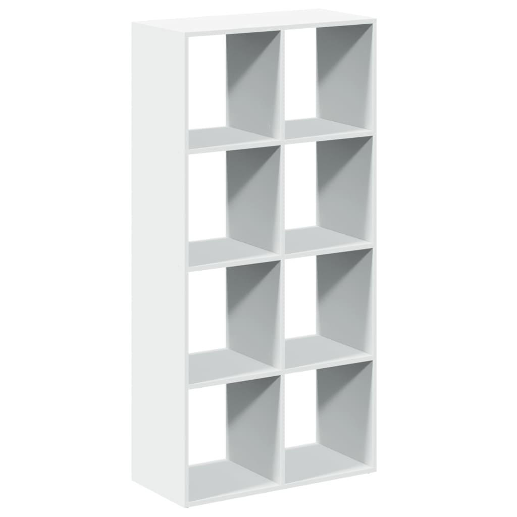 vidaXL BÜCHERREGAL Weiß 70cm × 29cm × 138cm