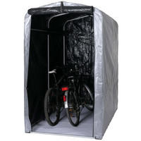 FAHRRADGARAGE 201x121x201cm Silber - Silberfarben, Kunststoff (121/201/201cm) - PROREGAL