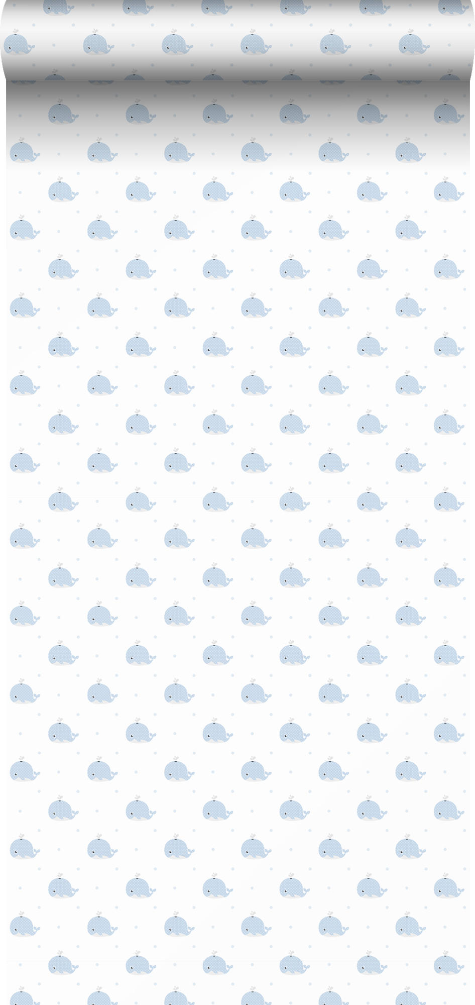 TAPETE Walen 53 cm x 10 m - Blau, Papier (53/0.1cm) - Sanders & Sanders