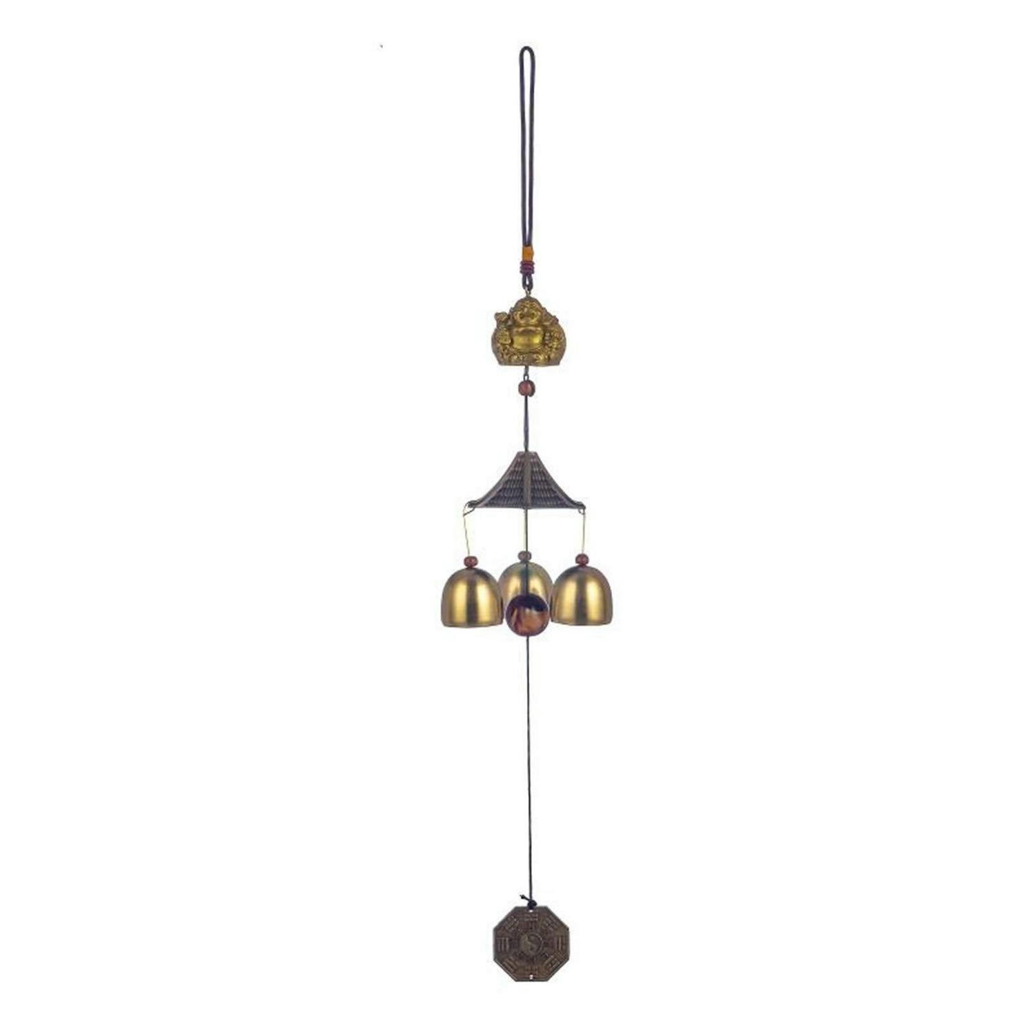 WINDSPIEL Elefantenfisch Metallglocke 40 cm - Bronzefarben, Metall (40/2.8/6cm)