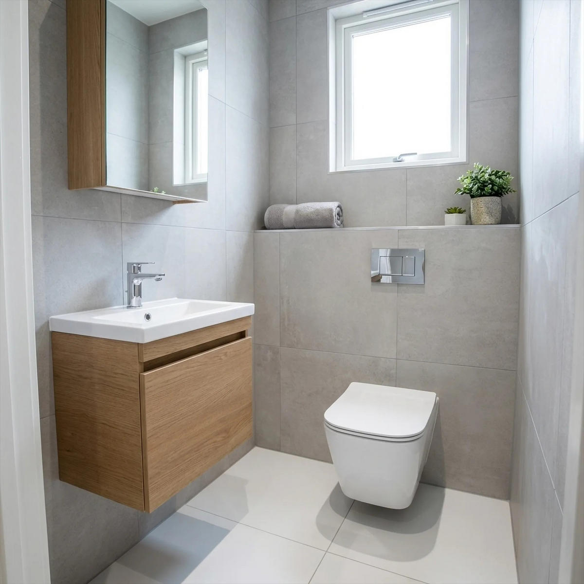 WC Schüssel Randlos Rea Julio Rimless - Weiß, Keramik (35.5/30/51.5cm) - REA