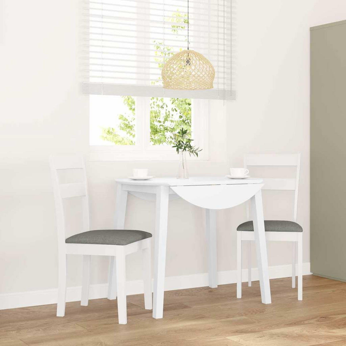 STUHL-SET 2 Stk Dornhainbach 40/89/48 cm - Weiß, Holz (40/89/48cm) - ZMH
