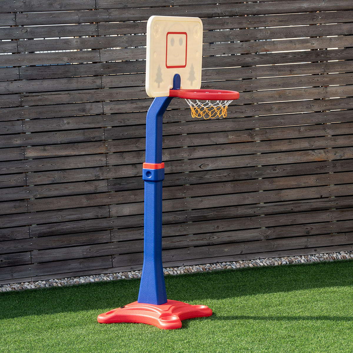 BASKETBALLKORB Multicolor - Multicolor, Kunststoff (85/65cm) - COSTWAY