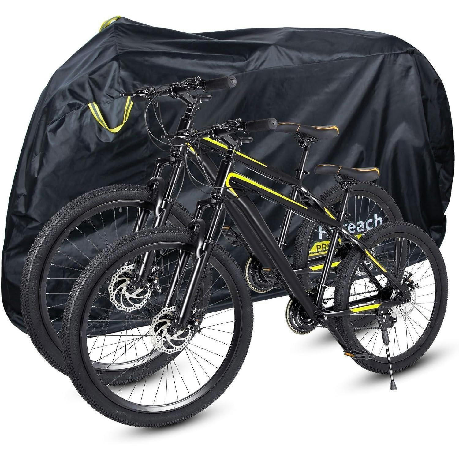FAHRRADABDECKUNG 205x115x90 cm Kohlenschwarz - Schwarz, Textil (17/6/23cm)
