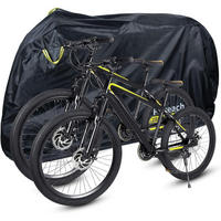 FAHRRADABDECKUNG 205x115x90 cm Kohlenschwarz - Schwarz, Textil (17/6/23cm)