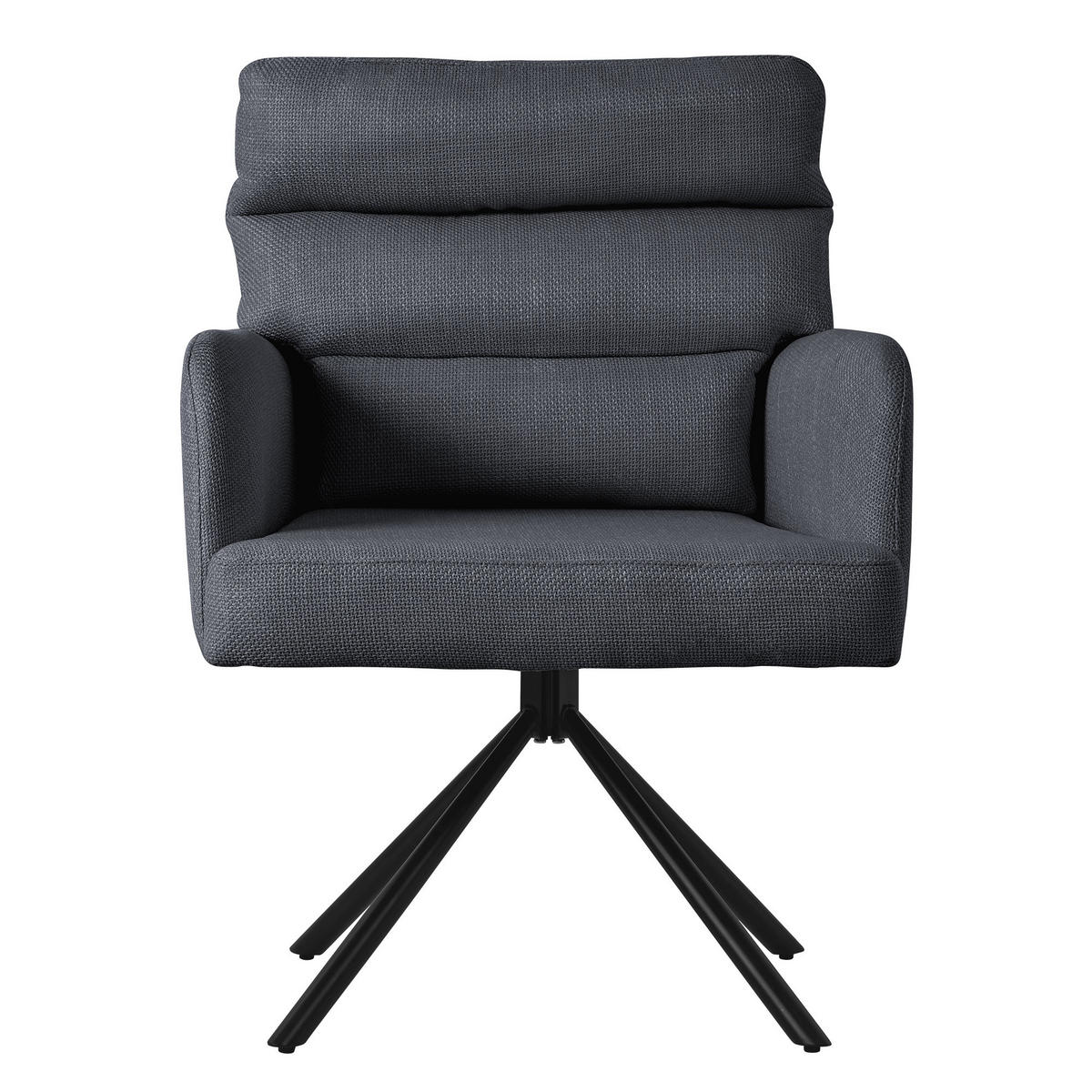 ESSZIMMERSTUHL 4er Set Anthrazit - Anthrazit, Metall (64/93/64.5cm) - ML-DESIGN