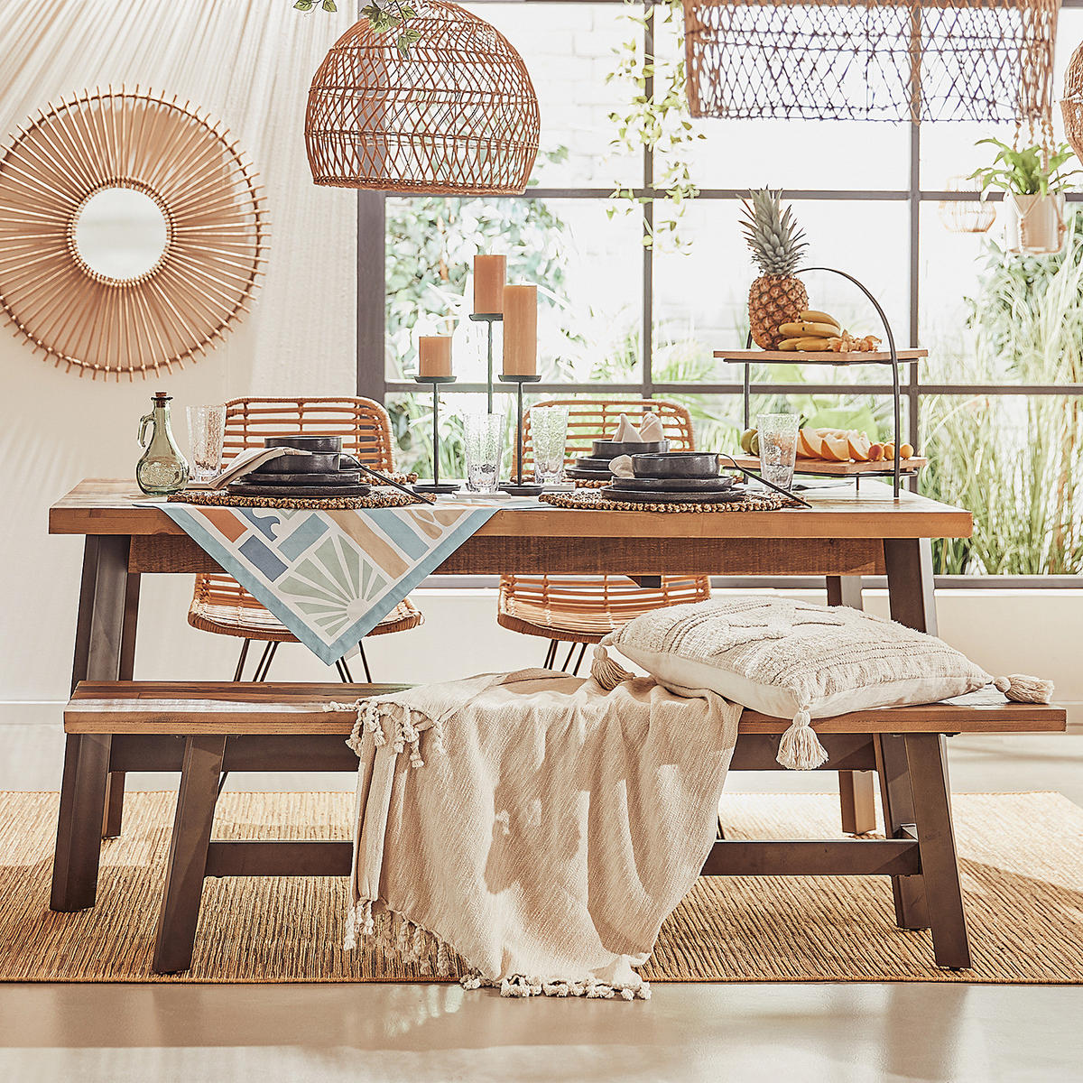 KERZENHALTER Farol - Schwarz, Metall (10/36/10cm) - Butlers