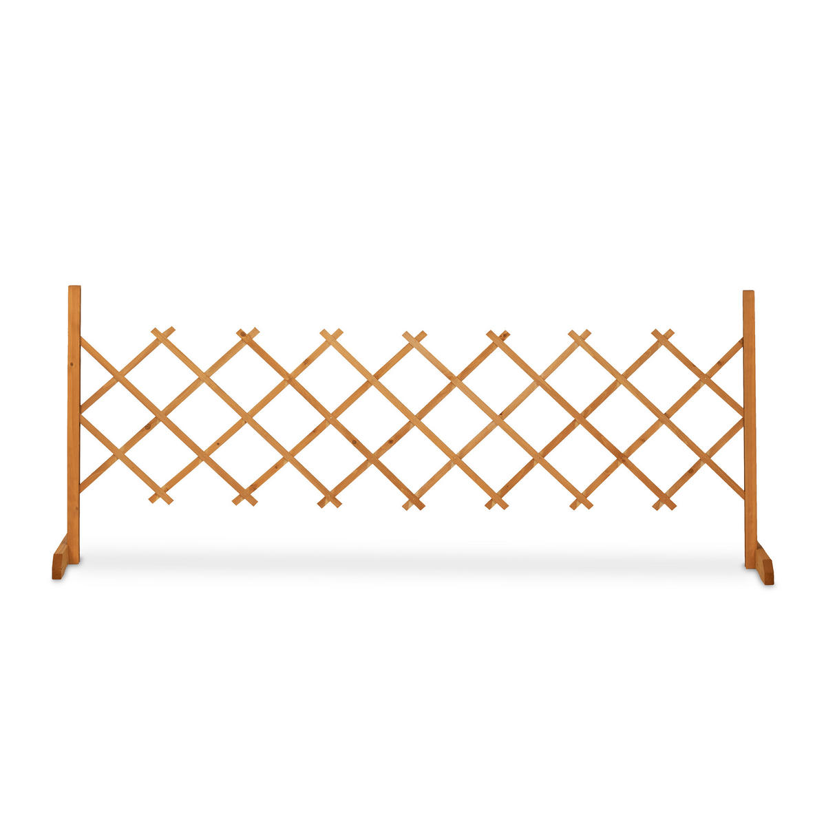 RANKGITTER - Orange, Holz (180/73/28cm) - Relaxdays