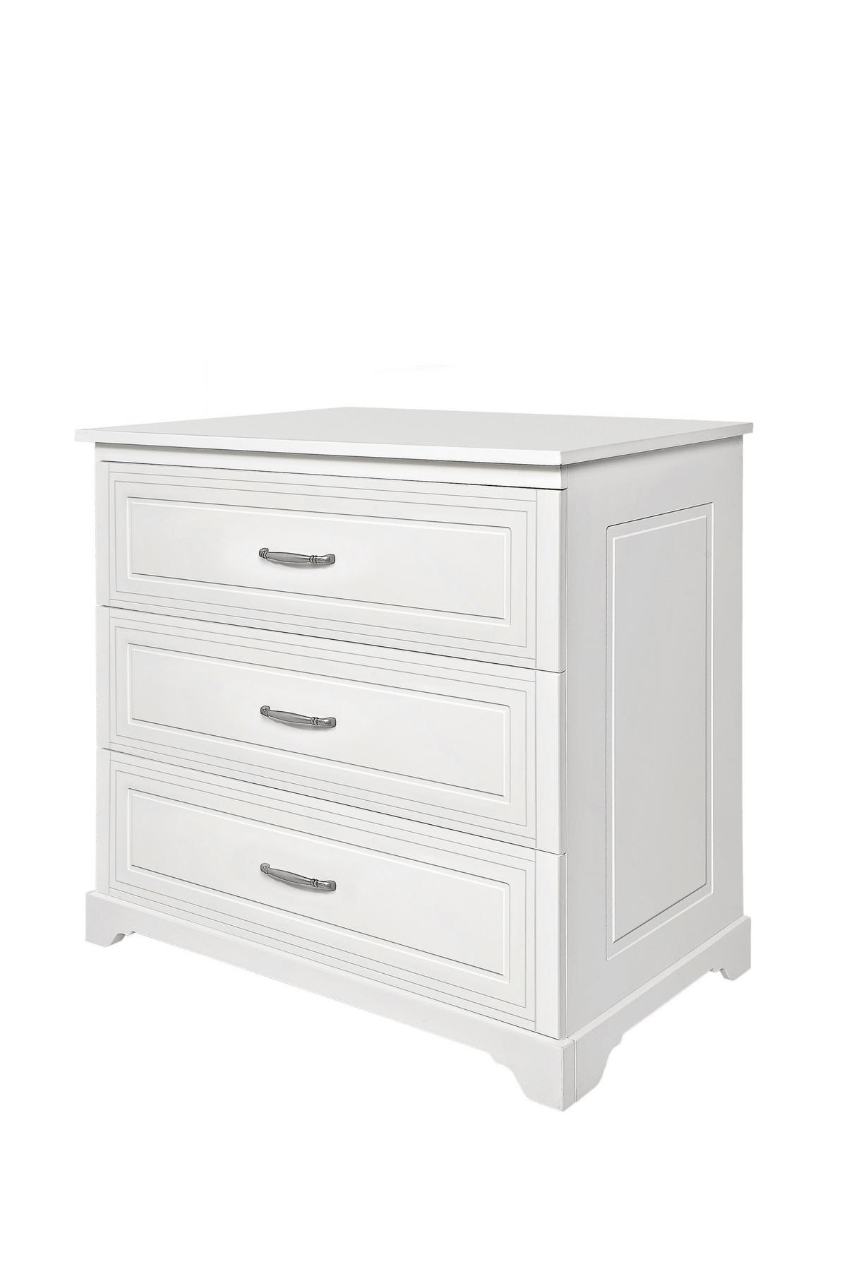 KINDERKOMMODE Melody – rustikale Eleganz und Funktionalität - Weiß, Holzwerkstoff (98/89.5/53cm) - RAUMHIRSCH FURNITURE