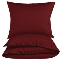MIKROFASER-BETTWÄSCHE 135x200 cm Bordeaux - Rot, Textil (135/200cm) - Carpe Sonno
