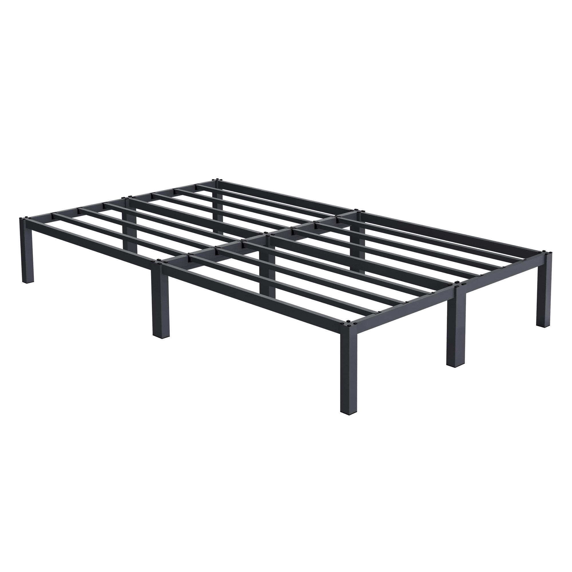 ML-DESIGN KOVOVÁ POSTEL 120x200 cm s lamelovým roštem, antracitová, na ocelovém rámu