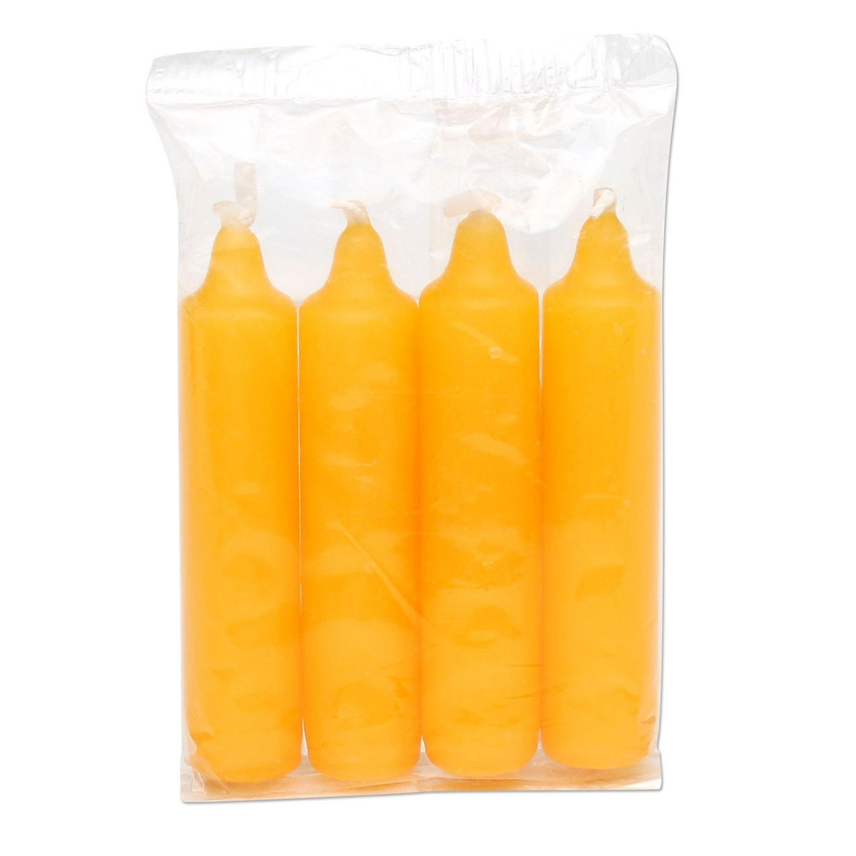 ADVENTSKERZEN 23/105 mm goldgelb 4er Packung - Multicolor, Metall (0.1/1/0.1cm)