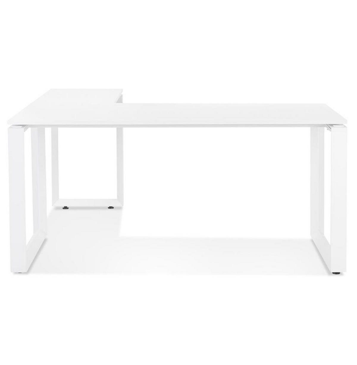 ECKSCHREIBTISCH L-Form Platzsparend Für Großraumbüro XERAL, Weiß 170x160x74,8 cm - Weiß, Holzwerkstoff/Metall (160/170/75cm) - KADIMA DESIGN