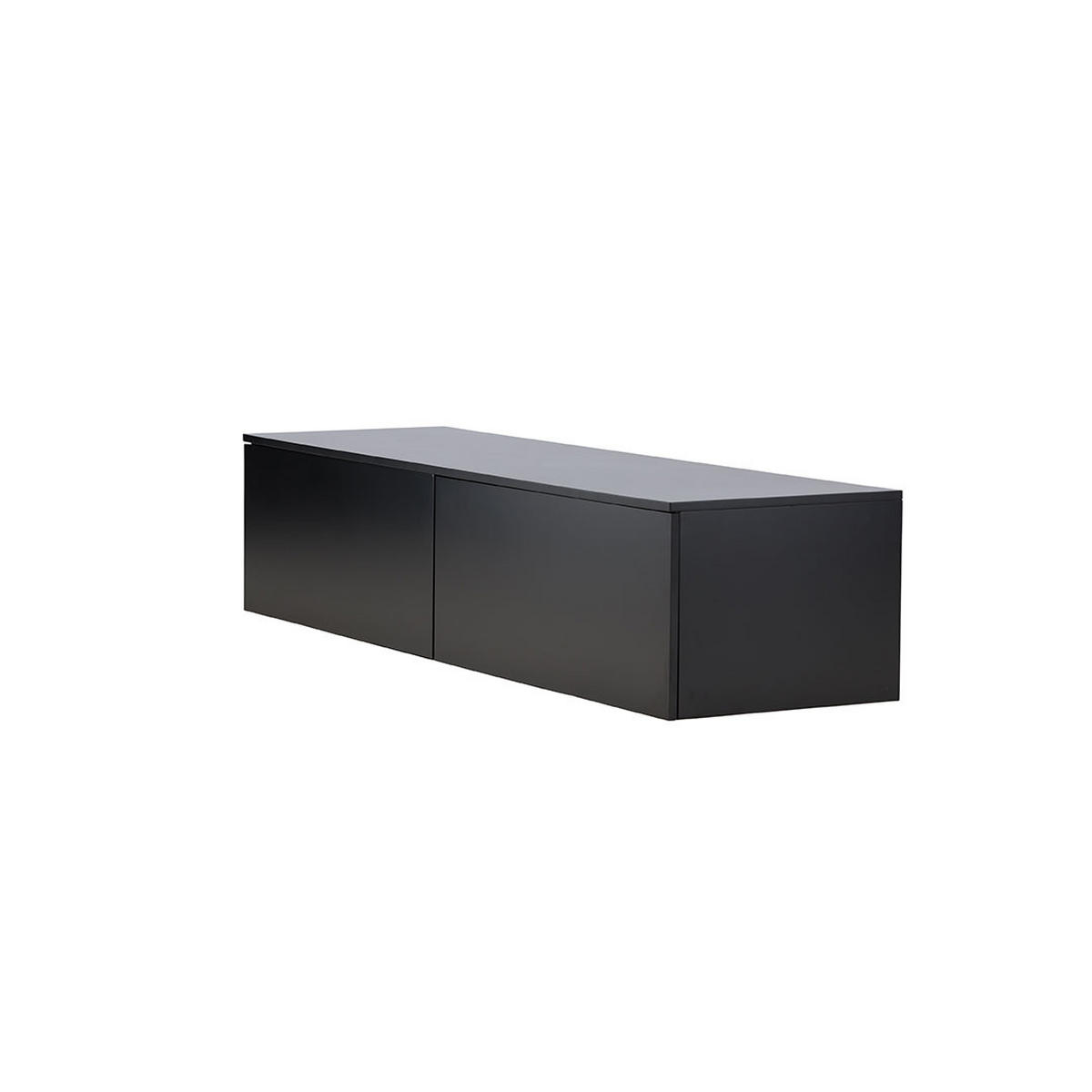 SIDEBOARD, Frihamn, Schwarz, MDF, 160 x 45 x 35 cm - Schwarz, Holzwerkstoff (160/35/45cm) - ebuy24