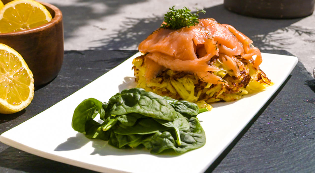 XXXLecker_Kartoffelroesti-mit-Raeucherlachs-Lasagne