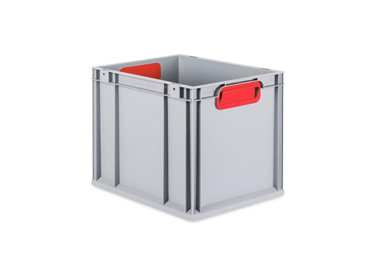 EUROBOX Nextgen Color 32x30x40cm 30 Liter Griffe Rot Geschlossen - Rot, Kunststoff (30/32/40cm) - PROREGAL