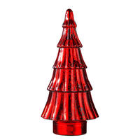 DEKO-TANNE X-Mas - Rot, Glas (16/34/16cm) - Butlers