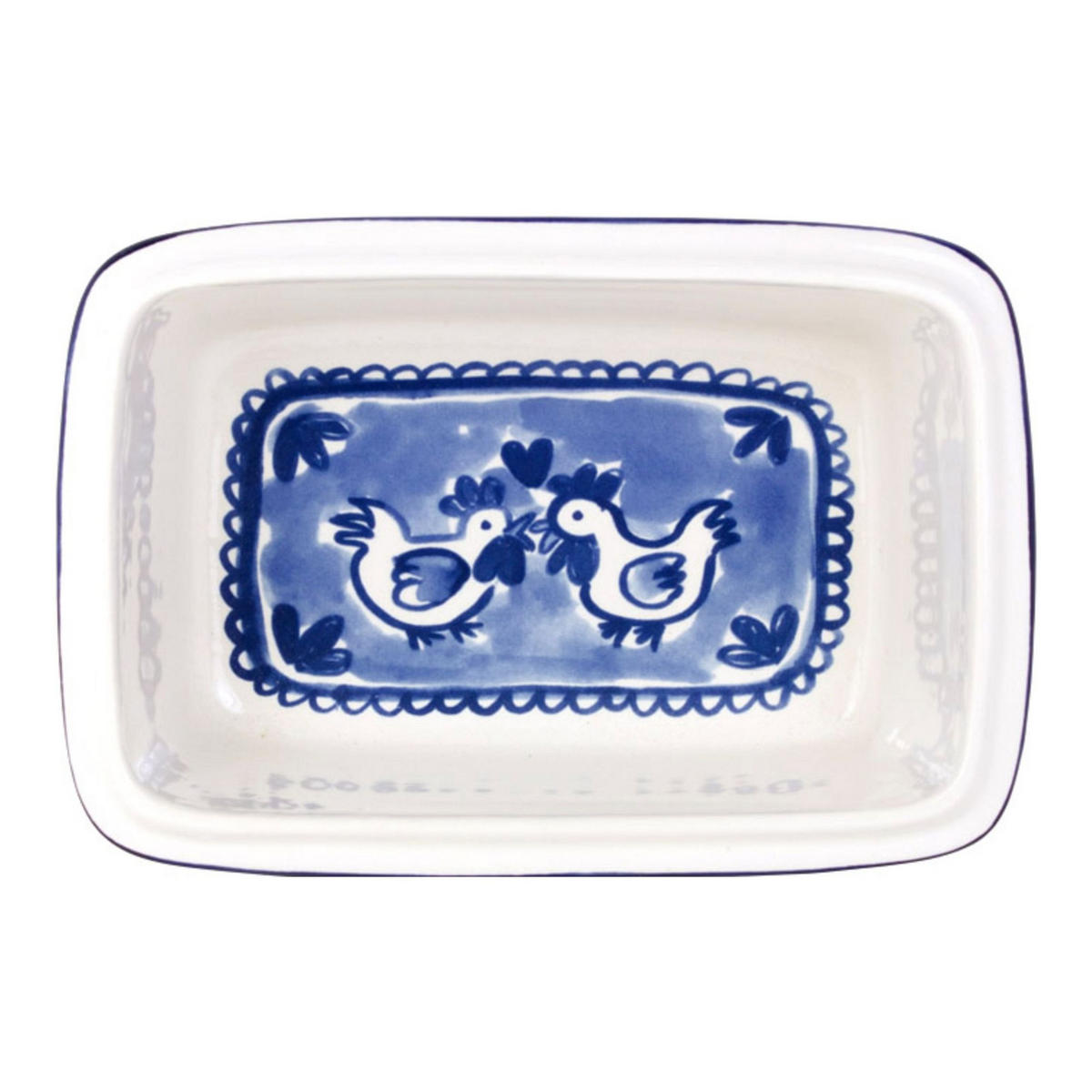 BUTTERDOSE Delfts Blond in Blau - Blau, Keramik (0.1/0.1/0.1cm) - Blond Amsterdam