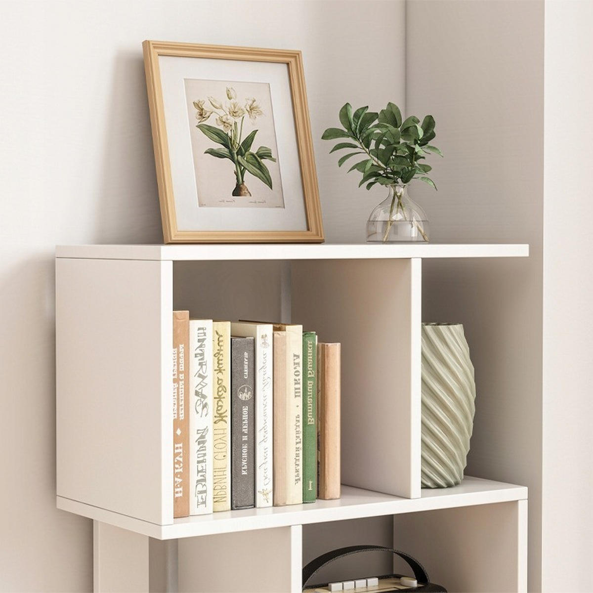 BÜCHERREGAL, weiß 140/59.4/30 cm - Weiß, Holzwerkstoff (59.4/140/30cm)