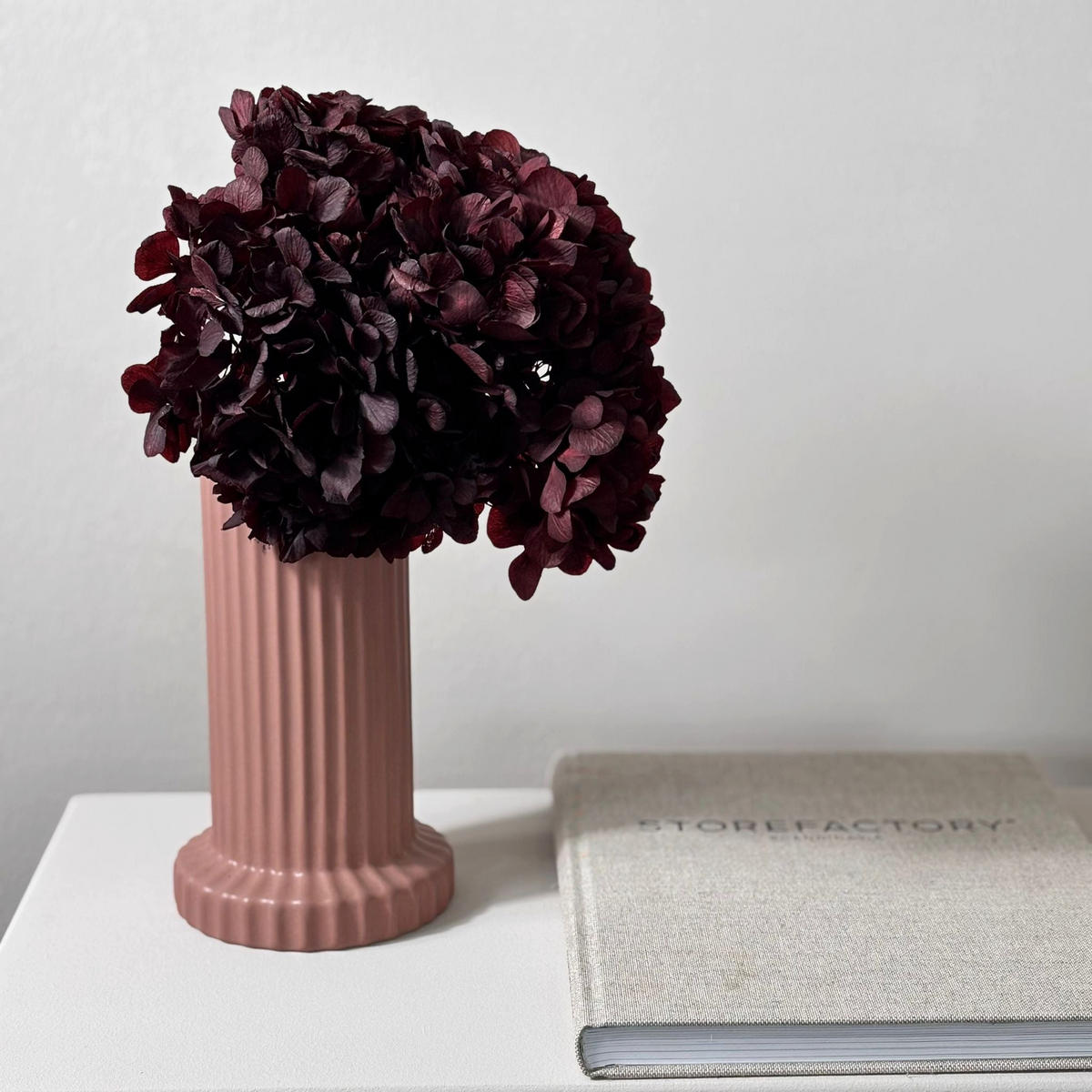 HORTENSIE: Zeitlose Schönheit, konservierte Hortensien als perfekte Dekoration - hellblau / 30 cm - Hellblau, Naturmaterialien (30cm) - Lykke & You