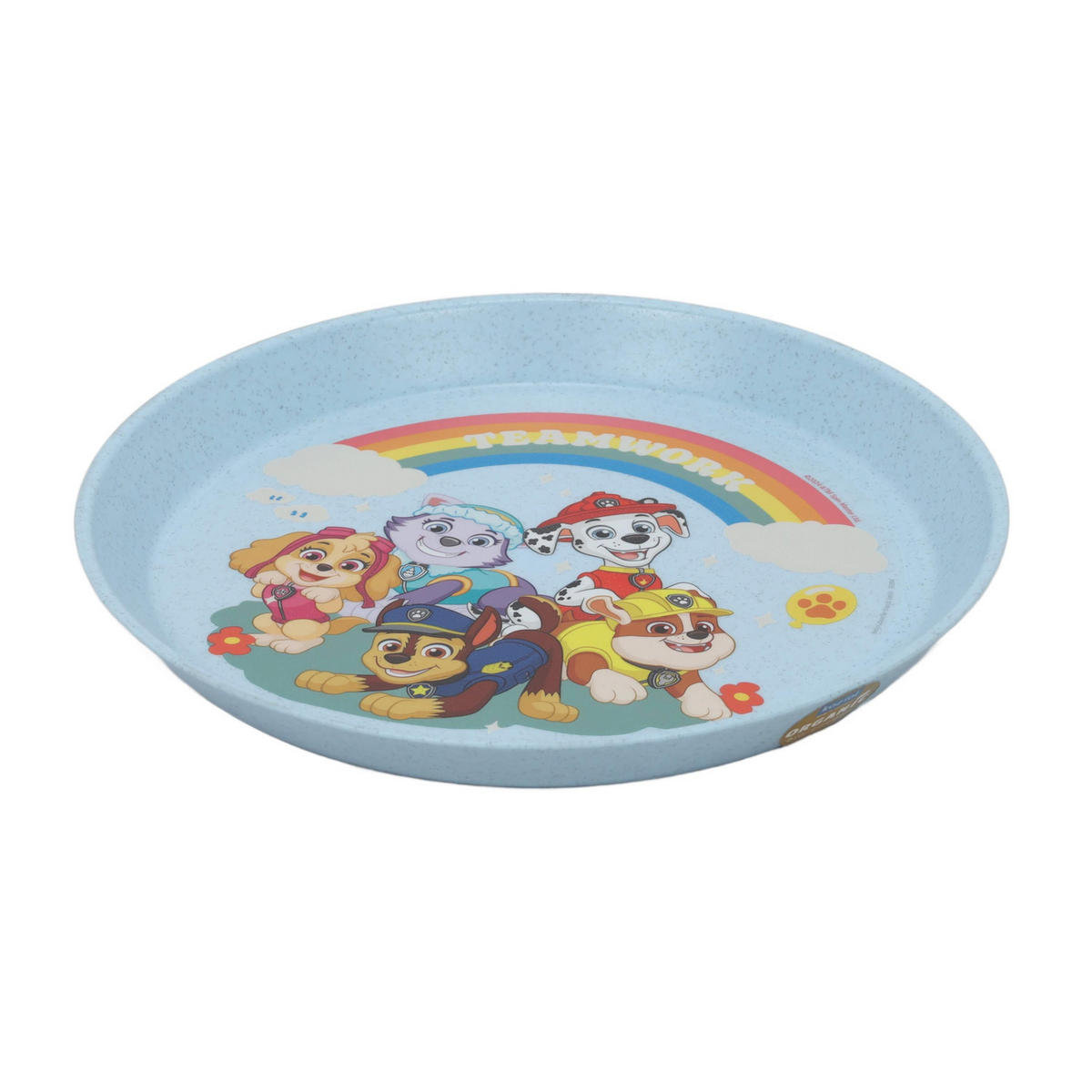 KINDERTELLER Connect Organic sky blue 20,5/20,5/2 cm - Blau, Kunststoff (20.5/2/20.5cm) - KOZIOL