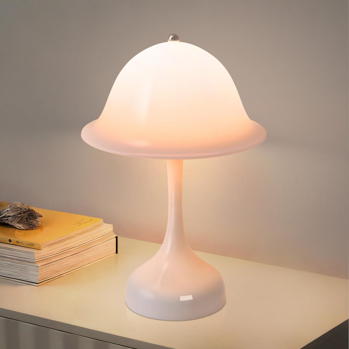 LED-TISCHLEUCHTE BRÜCKENAU Ⅲ 25/9/16 cm - Weiß, Metall (25/9/16cm) - Nettlife