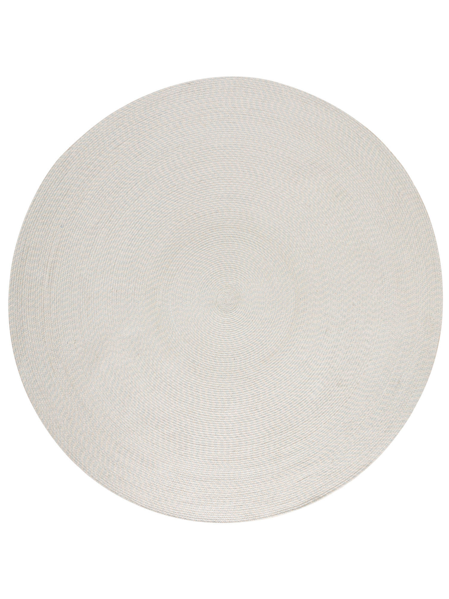 Steffensmeier Handwebteppich Hellblau 170x170 cm