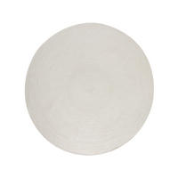 HANDWEBTEPPICH 170/170 cm Bali Plain - Hellblau, Naturmaterialien (170/170cm) - Steffensmeier