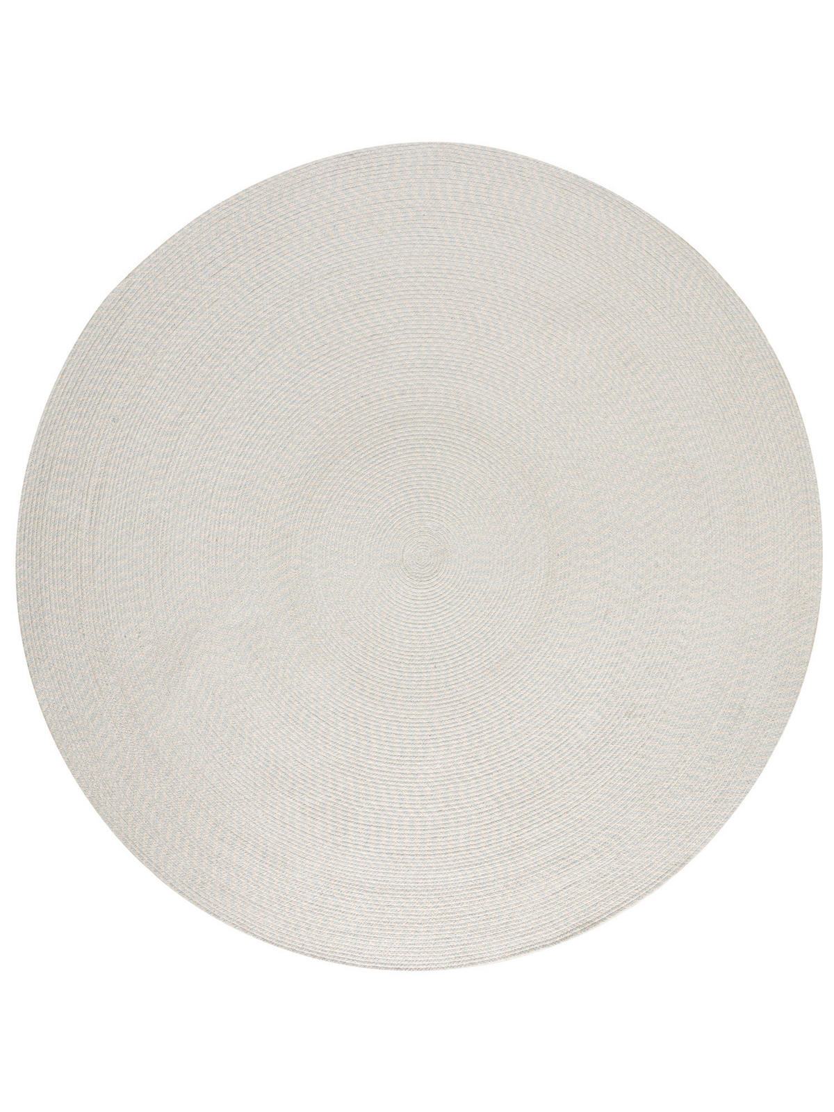 HANDWEBTEPPICH 170/170 cm Bali Plain - Hellblau, Naturmaterialien (170/170cm) - Steffensmeier