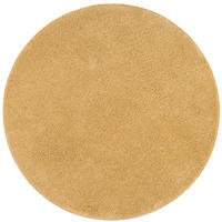HOCHFLOR SHAGGY TEPPICH PALACE RUND - Currygelb, Textil (100/100cm) - Snapstyle