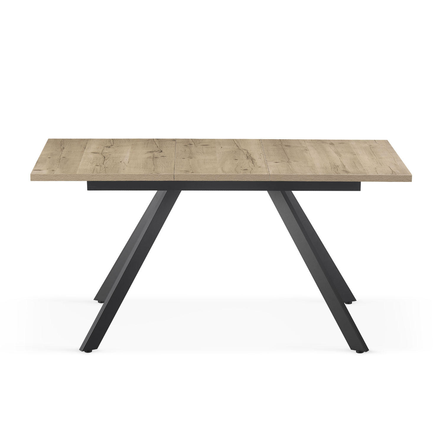 ESSTISCH LIA 120-160/80/76 cm Sandeiche - Sandfarben, Holz (80/120/76cm) - B&D Home