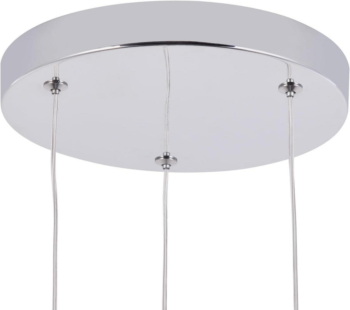 HÄNGELEUCHTE Luxfried 20.0/140.0/20.0 cm - Transparent, Glas (20/20/140cm) - ZMH