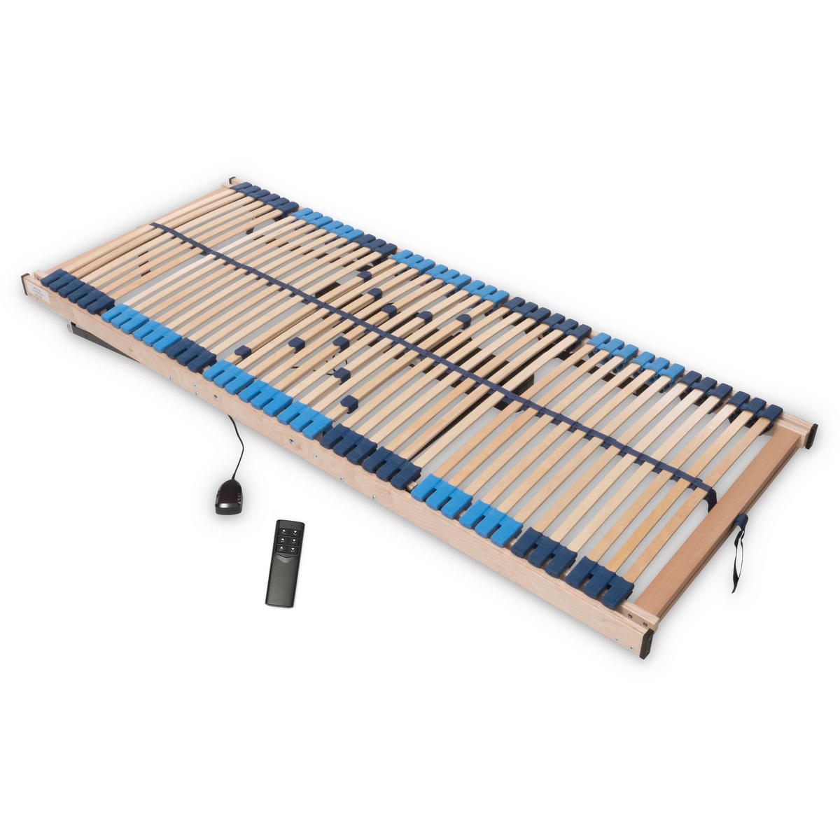 ELEKTRISCHER Lattenrost Superflex, NV Fertig montiert, Größe: 90x220 - Anthrazit, Holz (90/220cm) - Betten-ABC