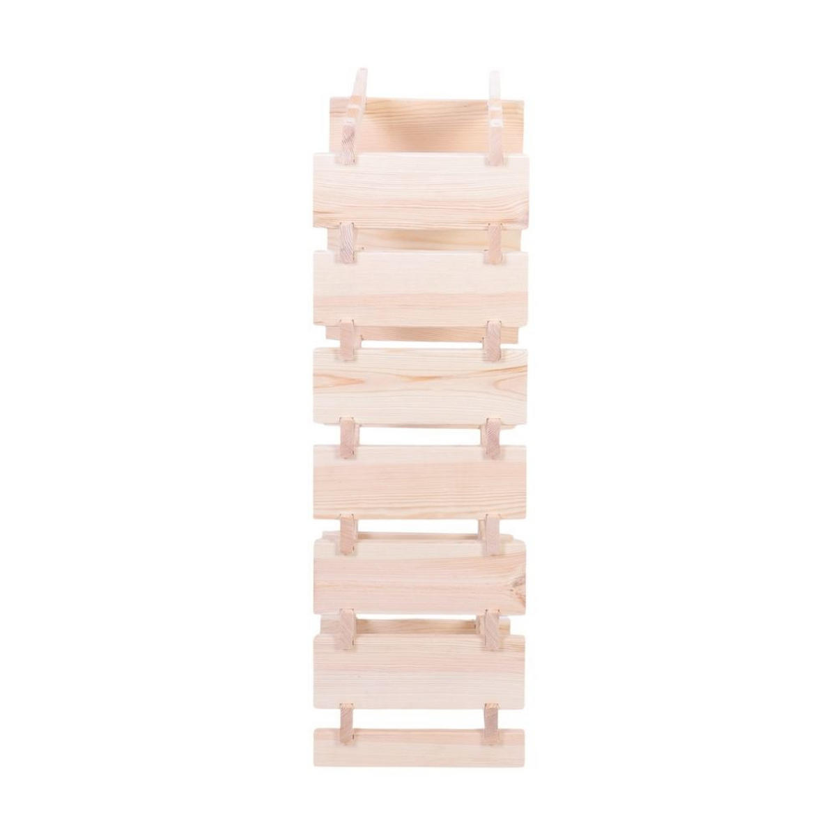 WEINREGAL VINOTECA FLEX PRO HxBxT 93x46x28cm 28 Flaschen auf 7 Ebenen Natur unbehandelt - Naturfarben, Holz (46/93/28cm) - PROREGAL
