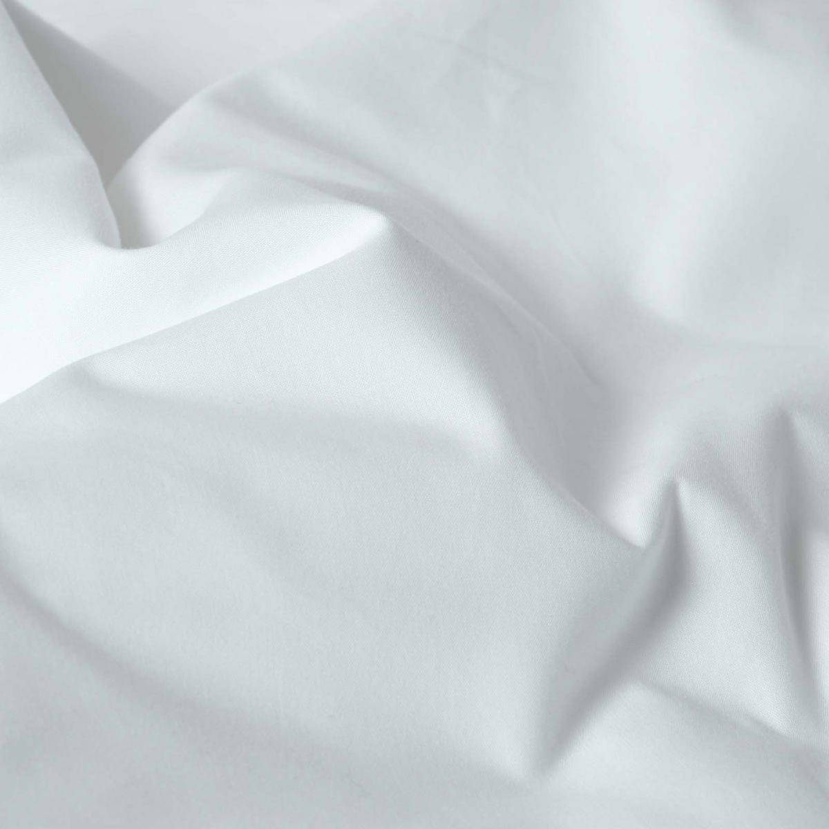 BETTLAKEN ohne Gummizug, Ägyptische Baumwolle, Fadendichte 200 - Weiß, Textil (270/300cm) - Homescapes