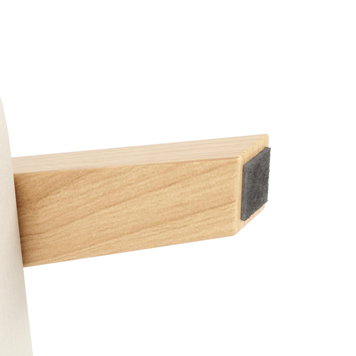 SCHLAFSESSEL Leinen Beige klappbar, verstellbar und mit Kissen - Eichefarben/Beige, Holz/Holzwerkstoff (64/87/60cm) - WISHDOR
